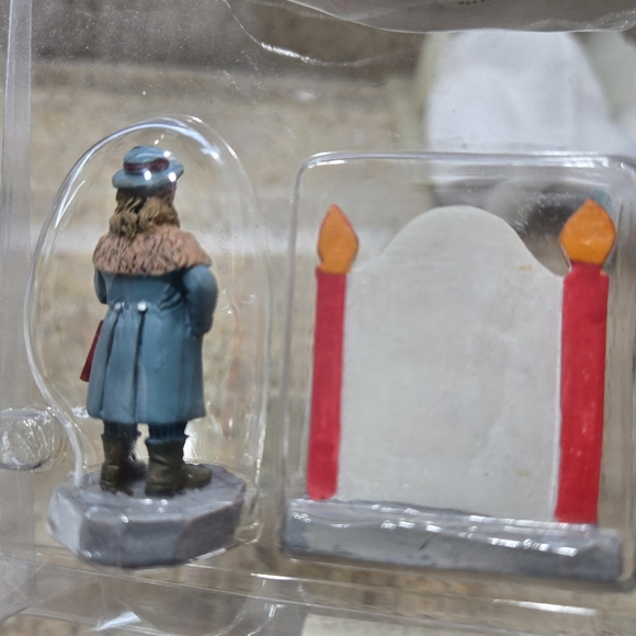 Lemax Candle Dipping Fun Christmas Village Figurine Set of 4 NEW - Picture 8 of 10